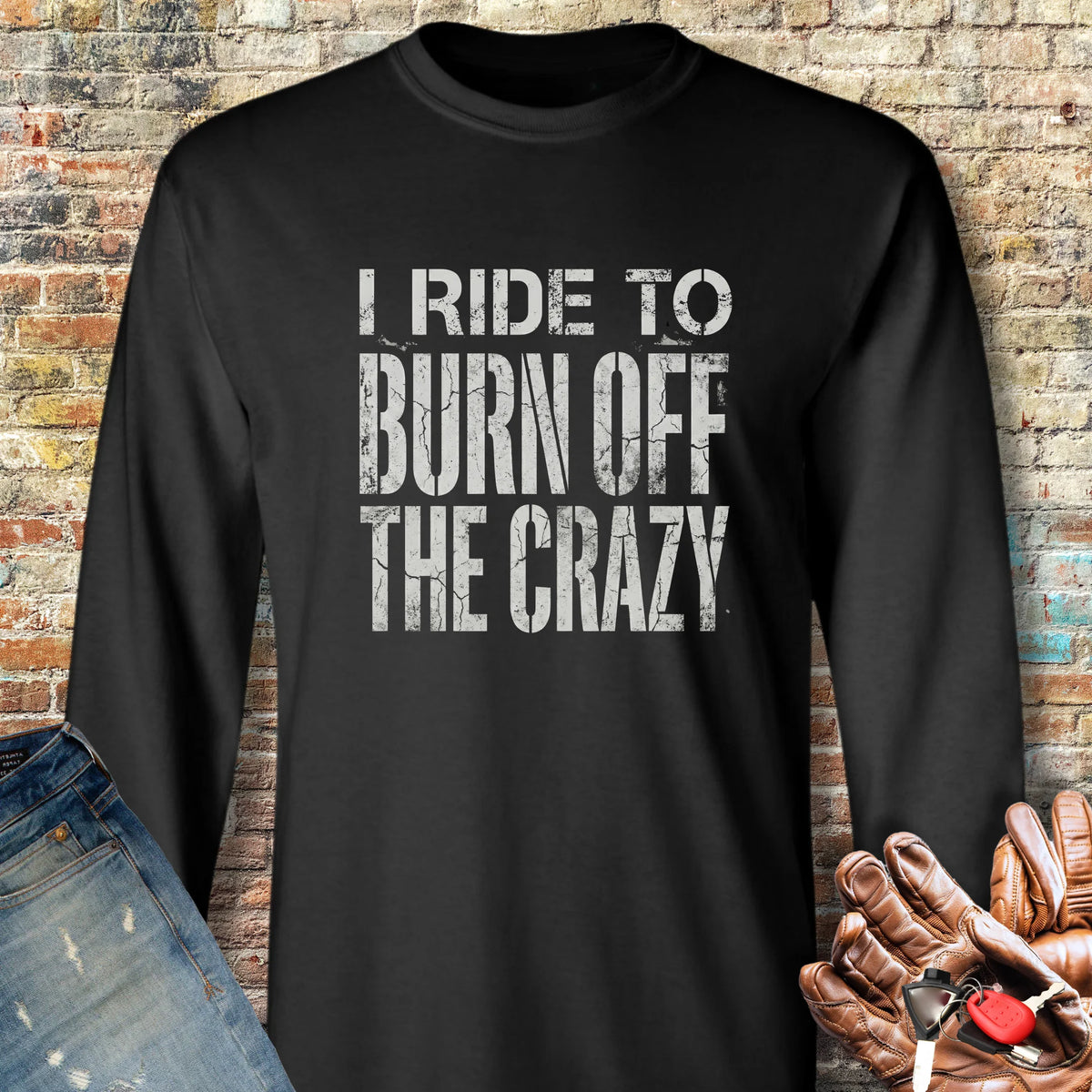 The Crazy Long Sleeve T-Shirt - Black
