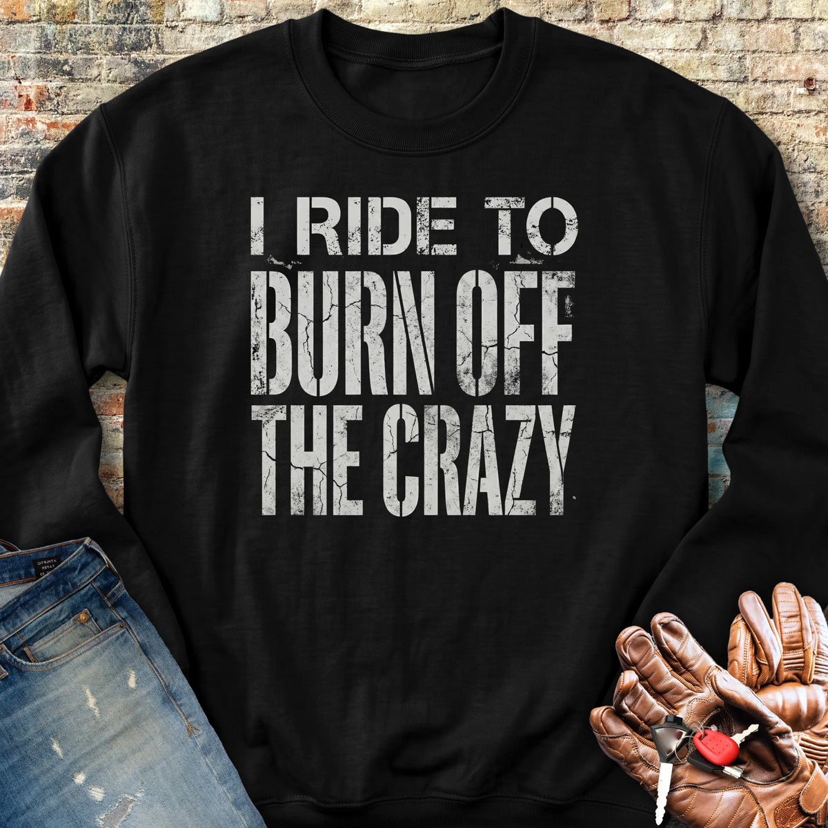The Crazy Sweatshirt - Black