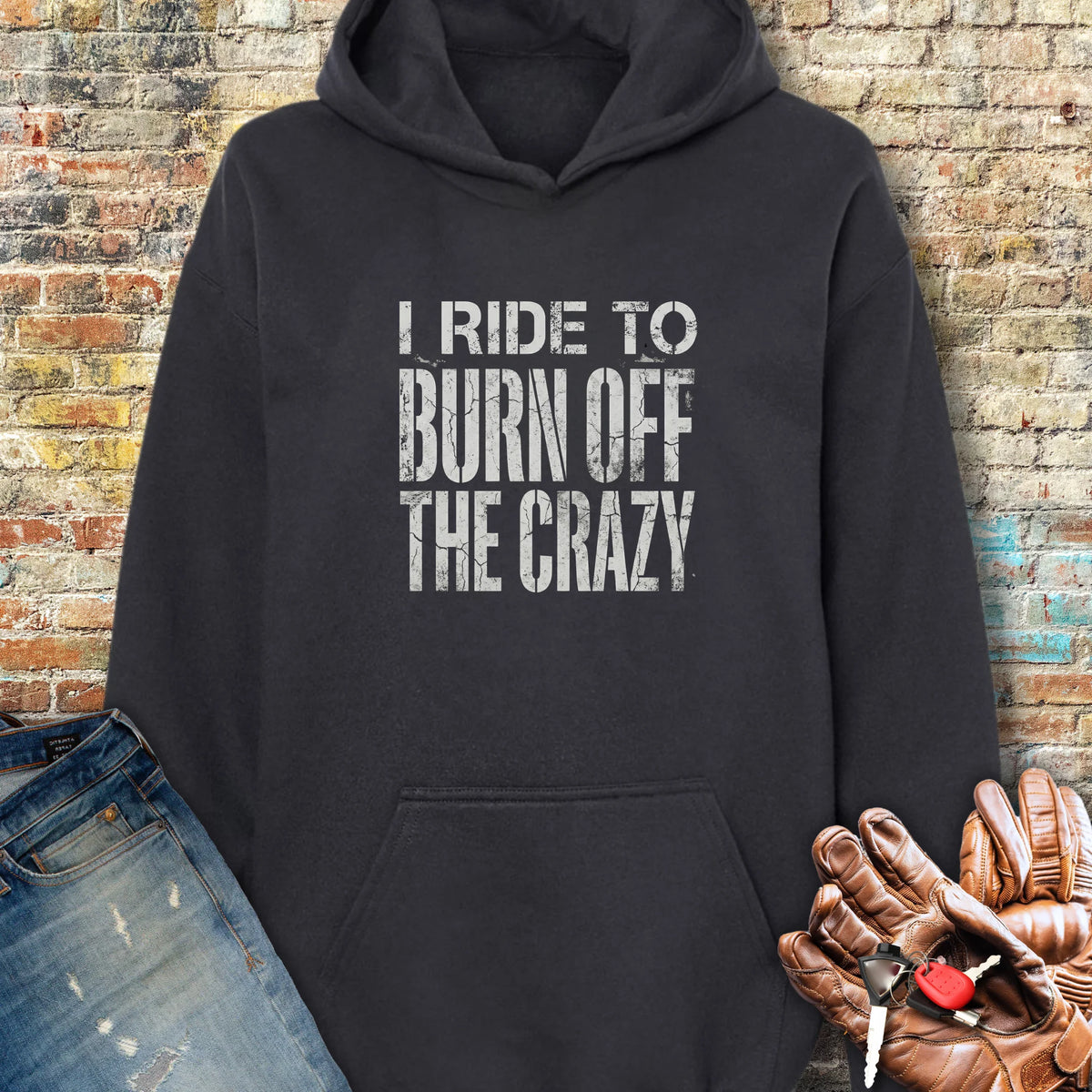 The Crazy Hoodie - Black