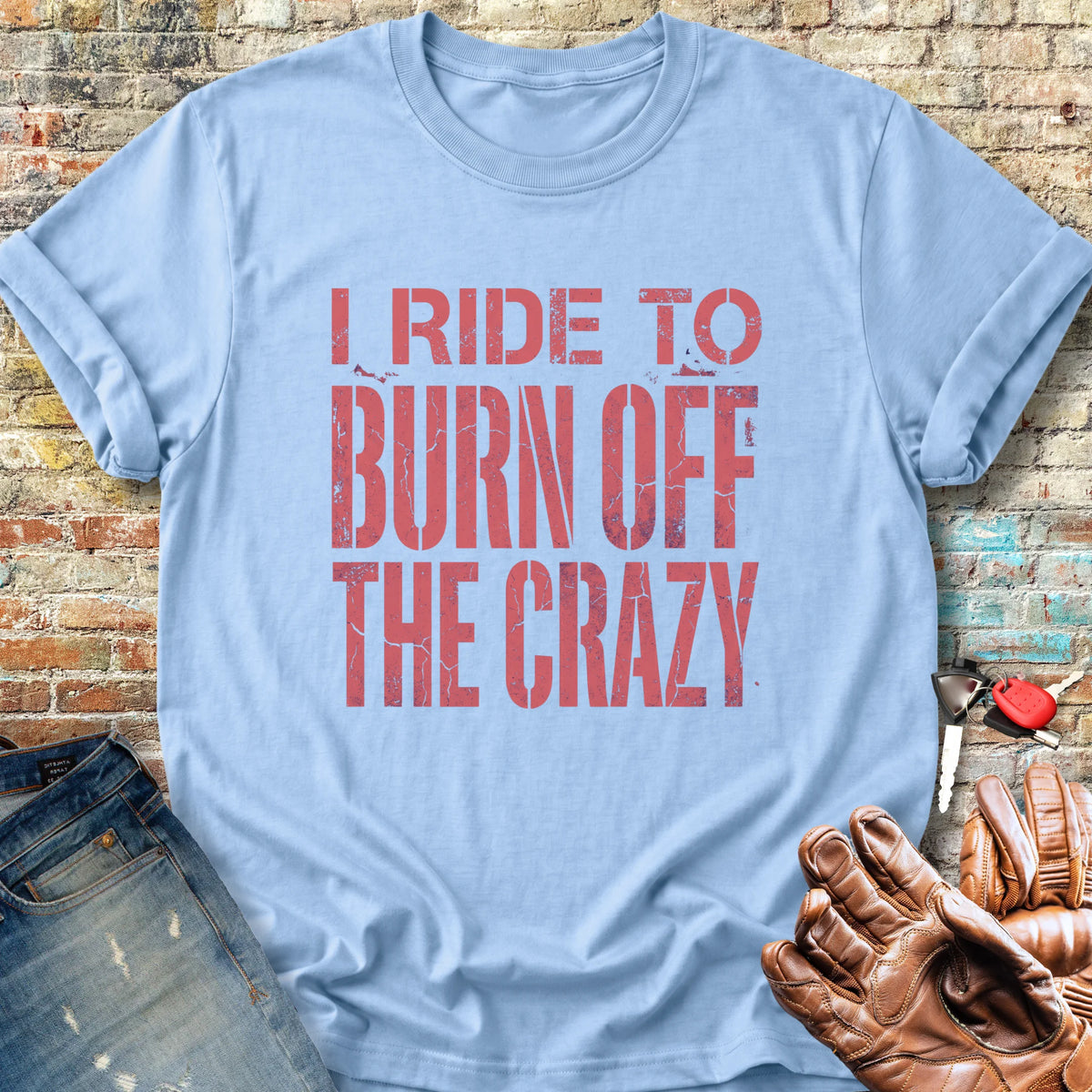 The Crazy Classic T-Shirt - Light Blue