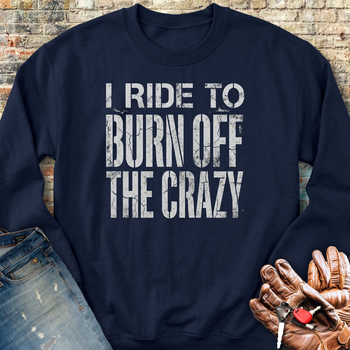 The Crazy Sweatshirt - Navy