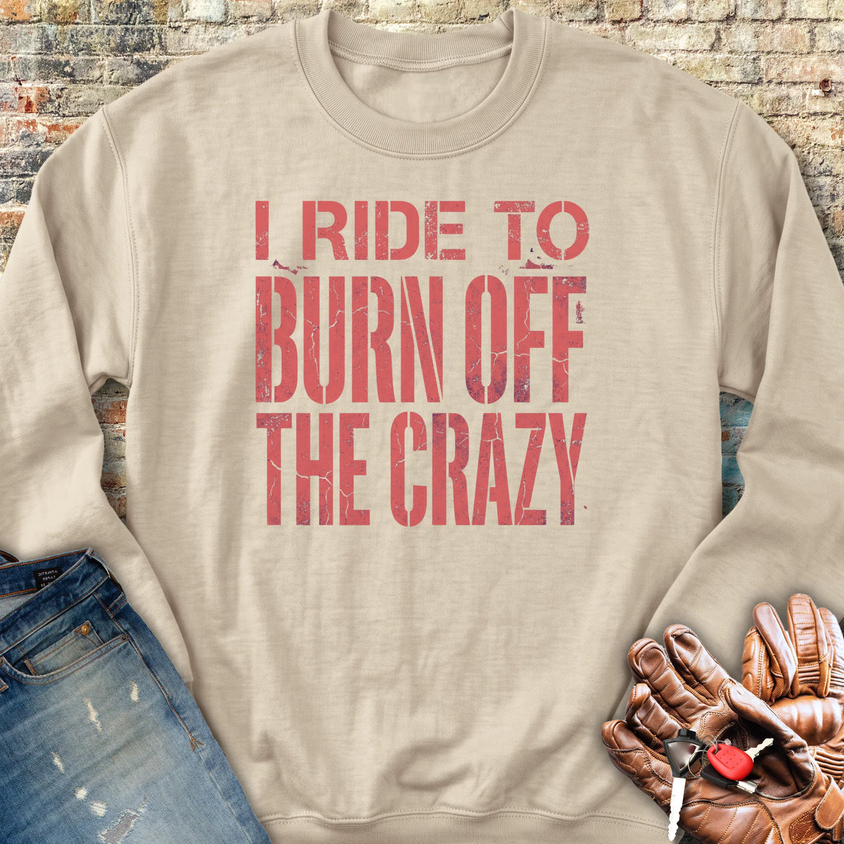 The Crazy Sweatshirt - Sand