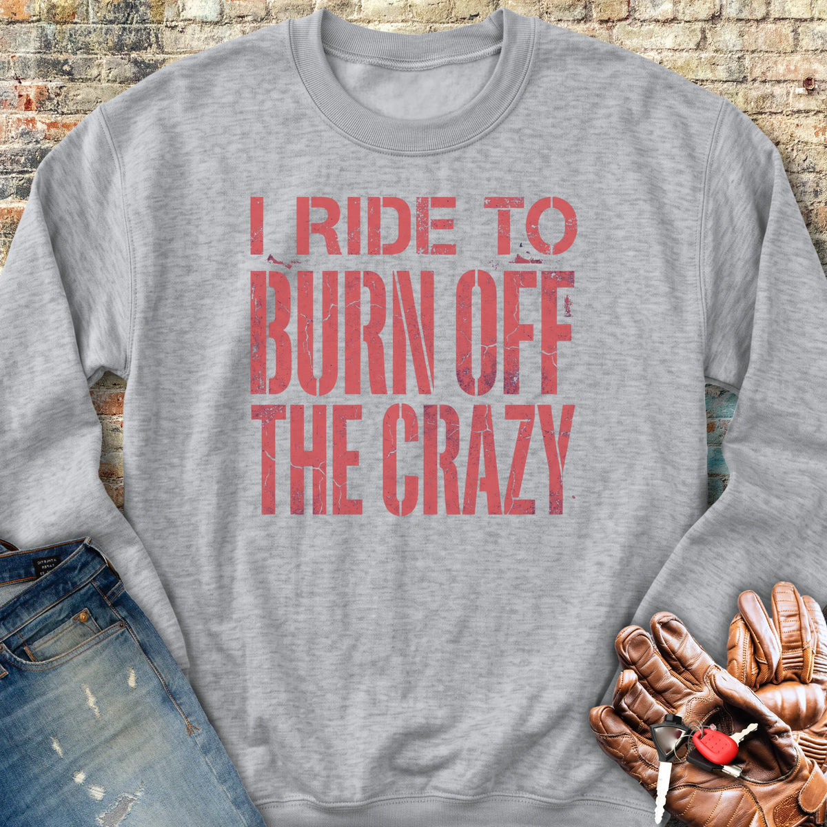 The Crazy Sweatshirt - Sport Grey