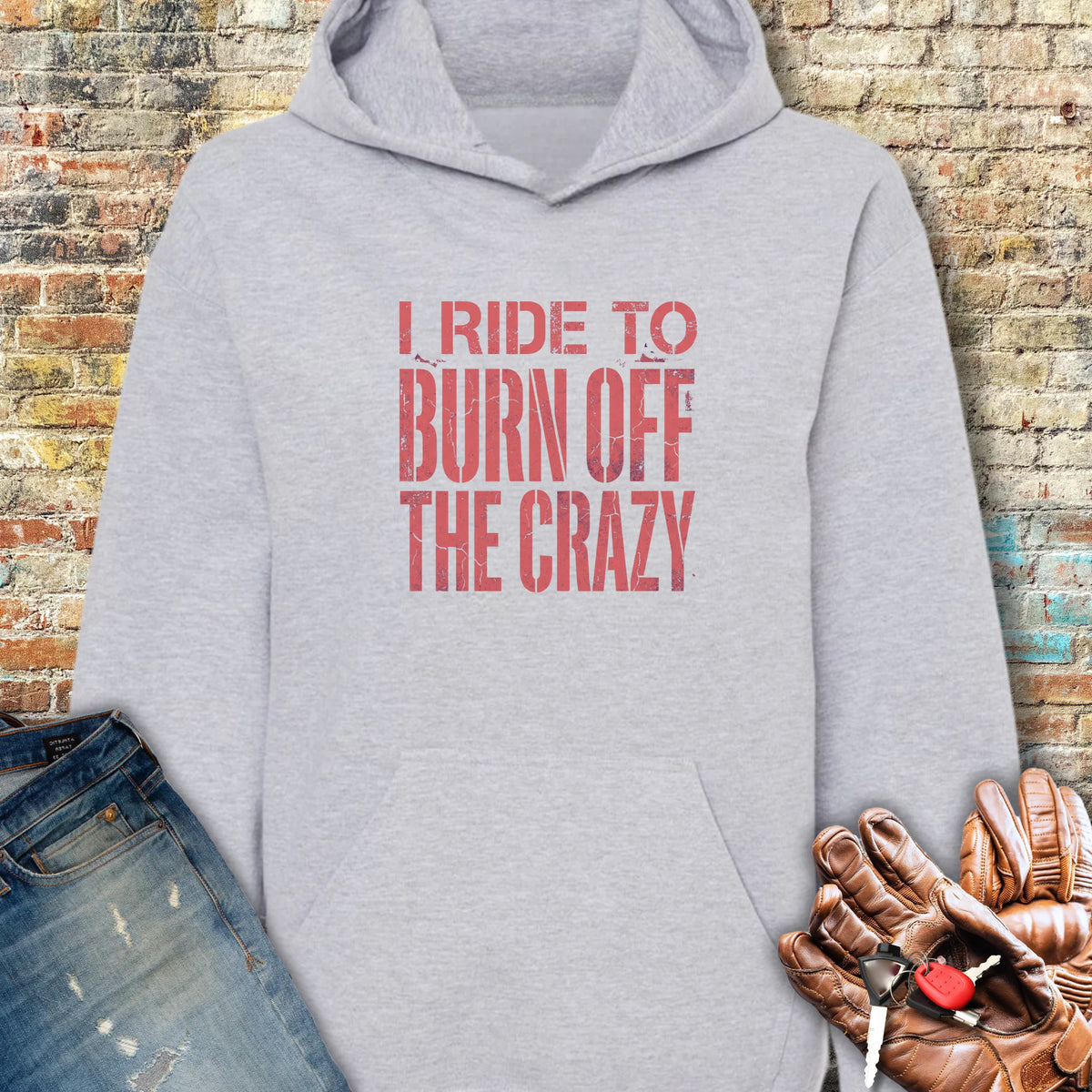The Crazy Hoodie - Sport Grey