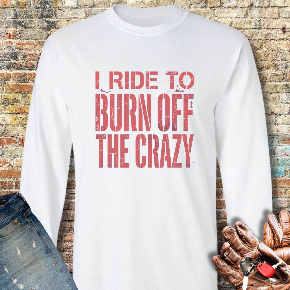 The Crazy Long Sleeve T-Shirt - White