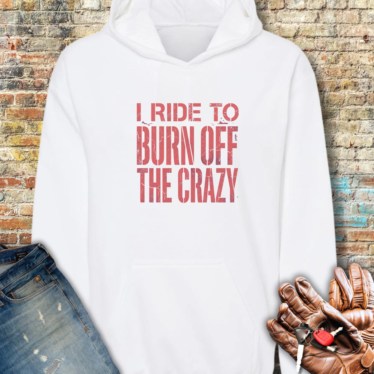 The Crazy Hoodie - White
