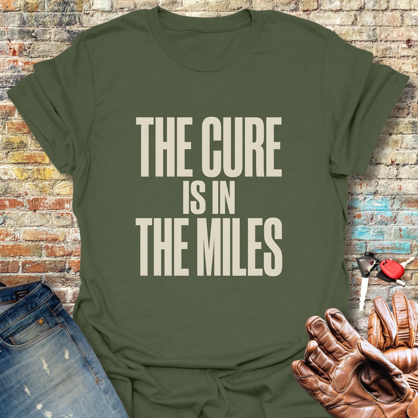 The Cure T-Shirt - Military Green