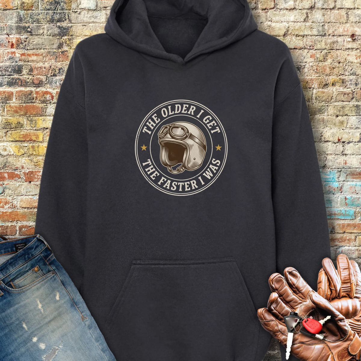 The Faster I Was Hoodie - Black