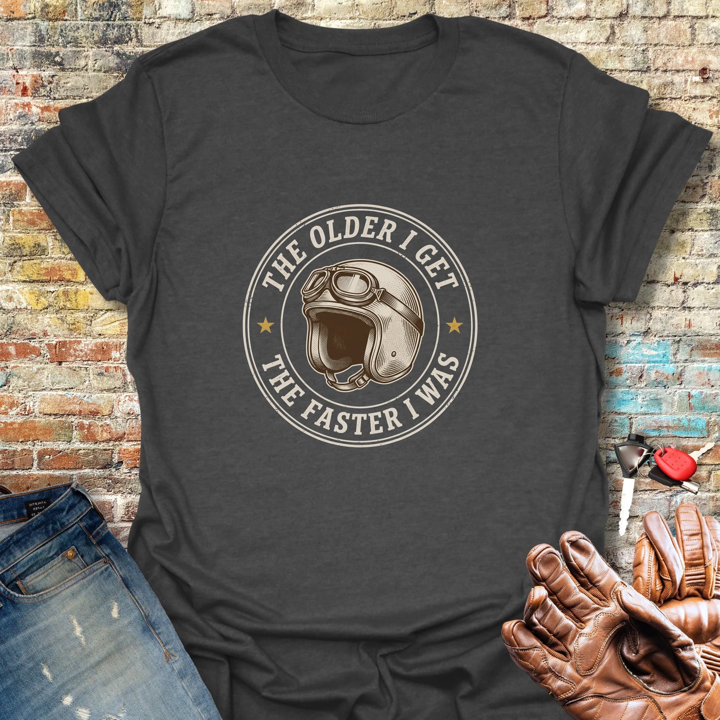 The Faster I Was T-Shirt - Dark Heather