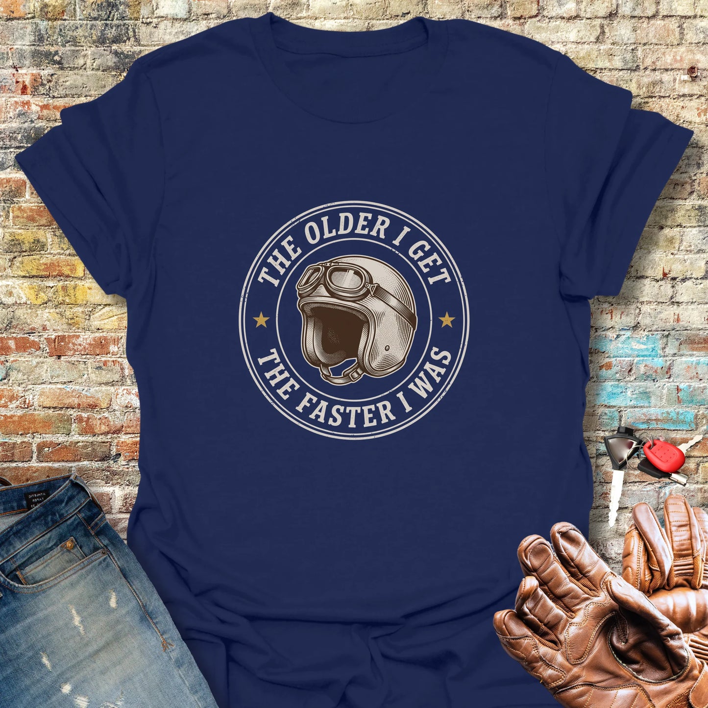 The Faster I Was T-Shirt - Navy