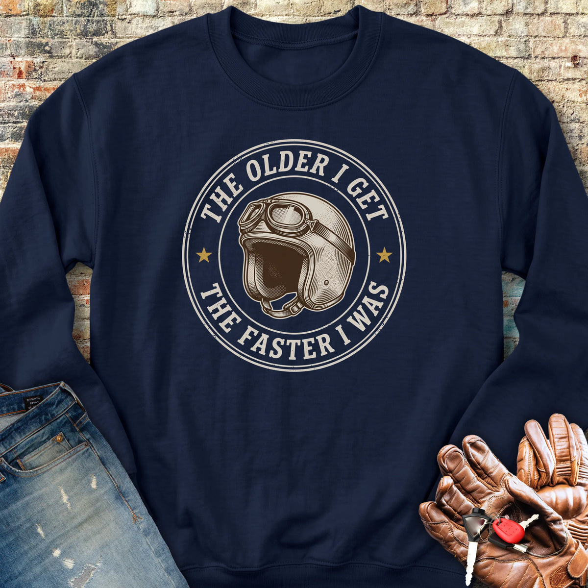 The Faster I Was Sweatshirt - Navy