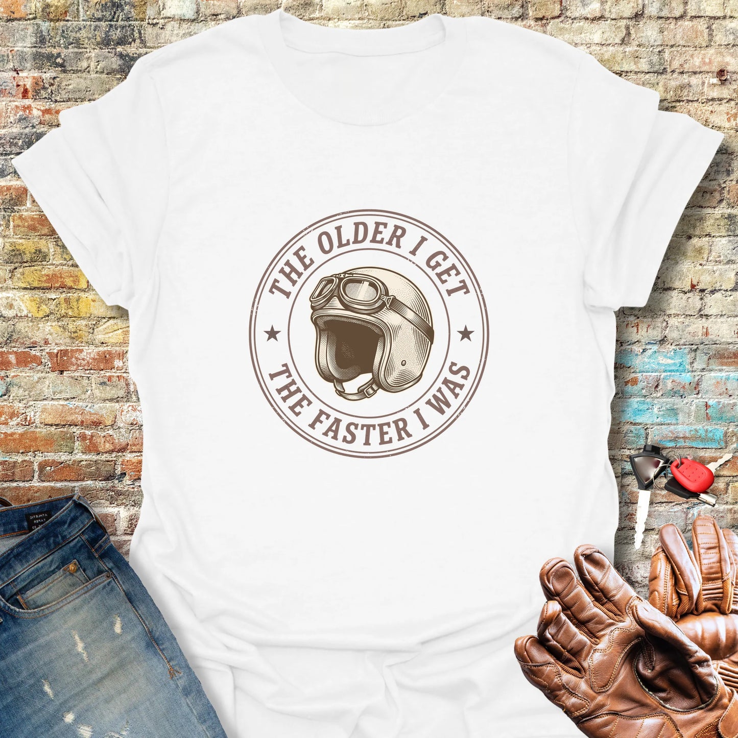 The Faster I Was T-Shirt - White