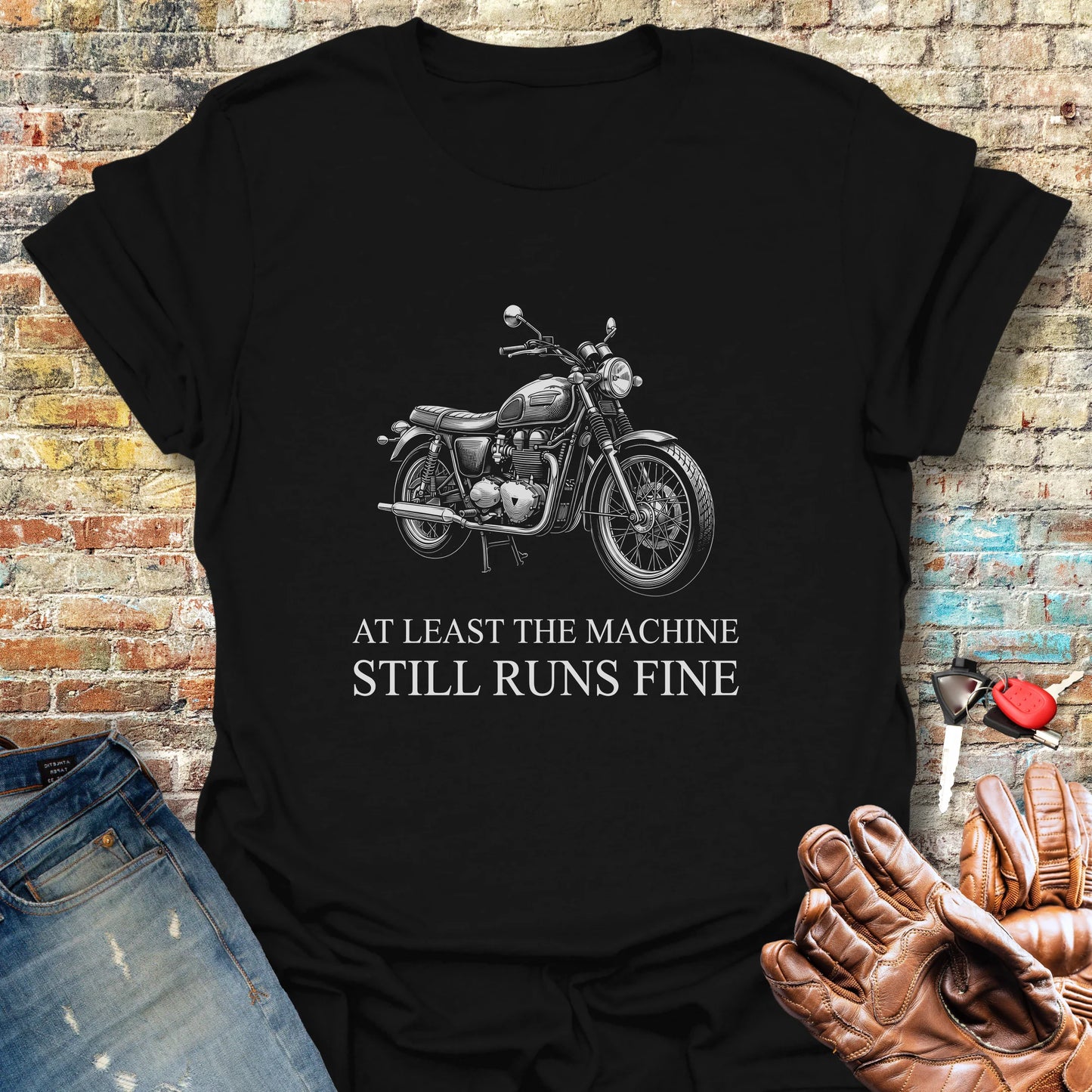 The Machine Still Runs T-Shirt - Black