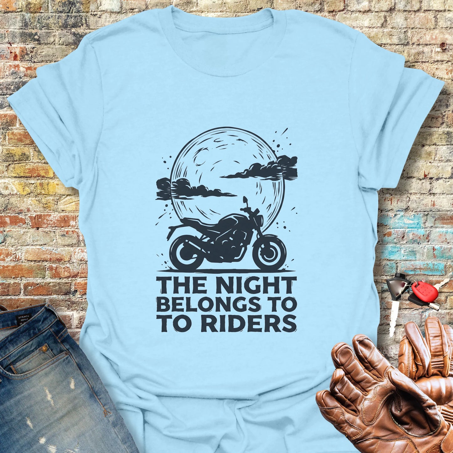 The Night T-Shirt - Light Blue