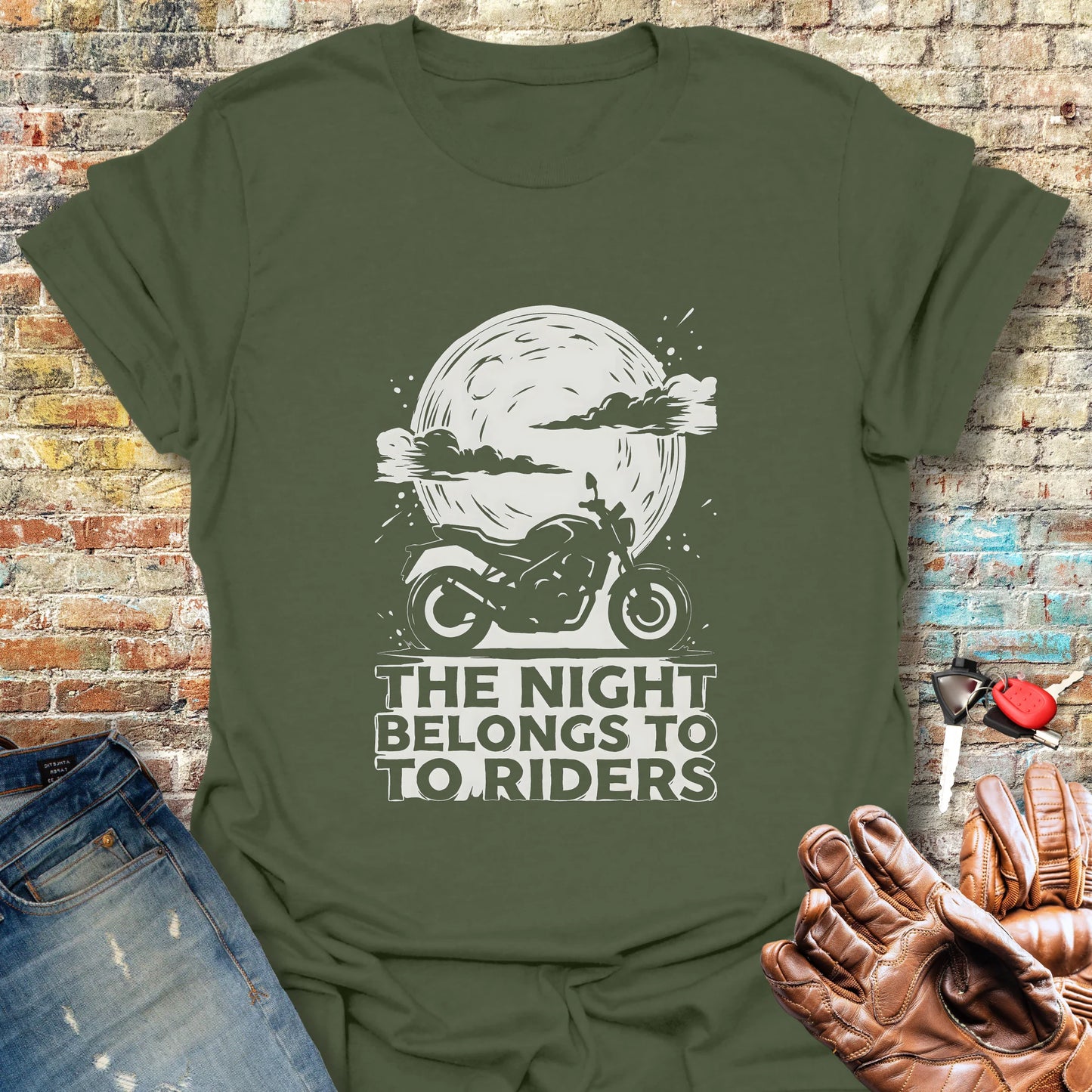 The Night T-Shirt - Military Green