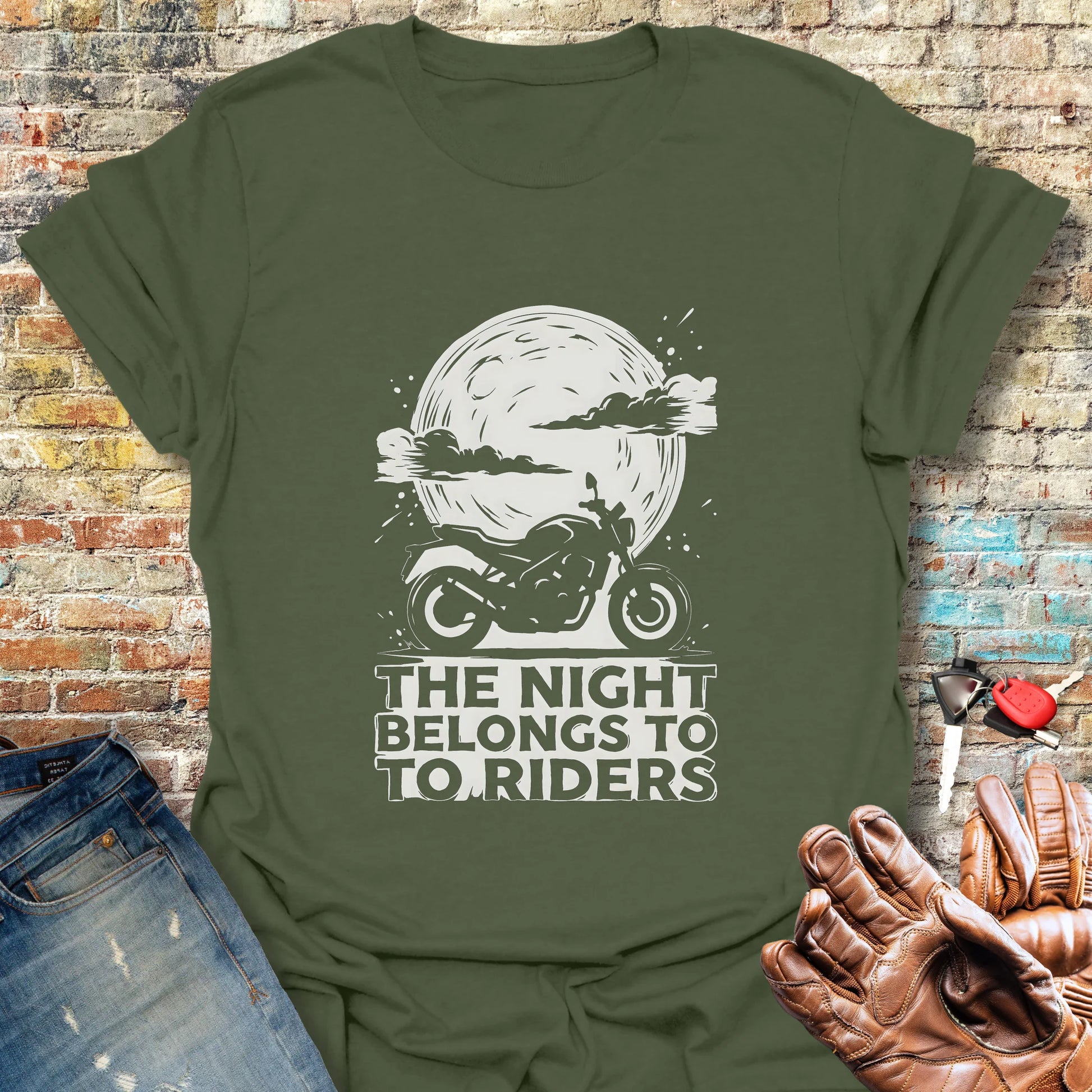The Night T-Shirt - Military Green