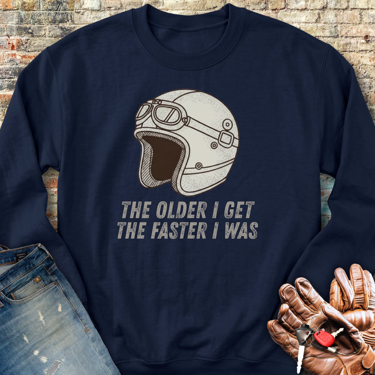 The Older I Get Sweatshirt - Navy