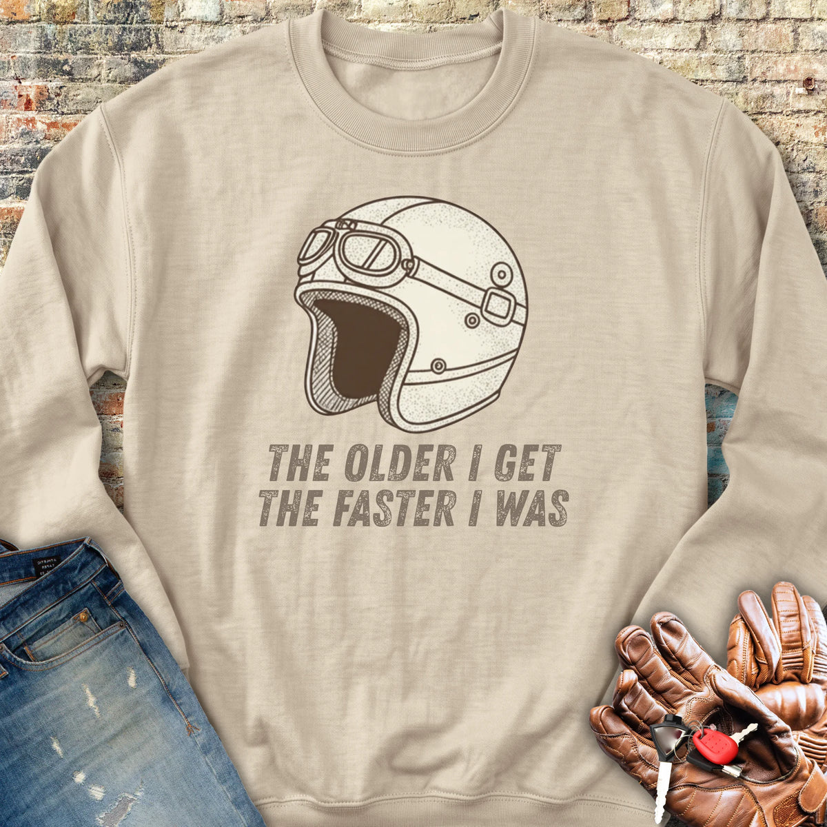 The Older I Get Sweatshirt - Sand