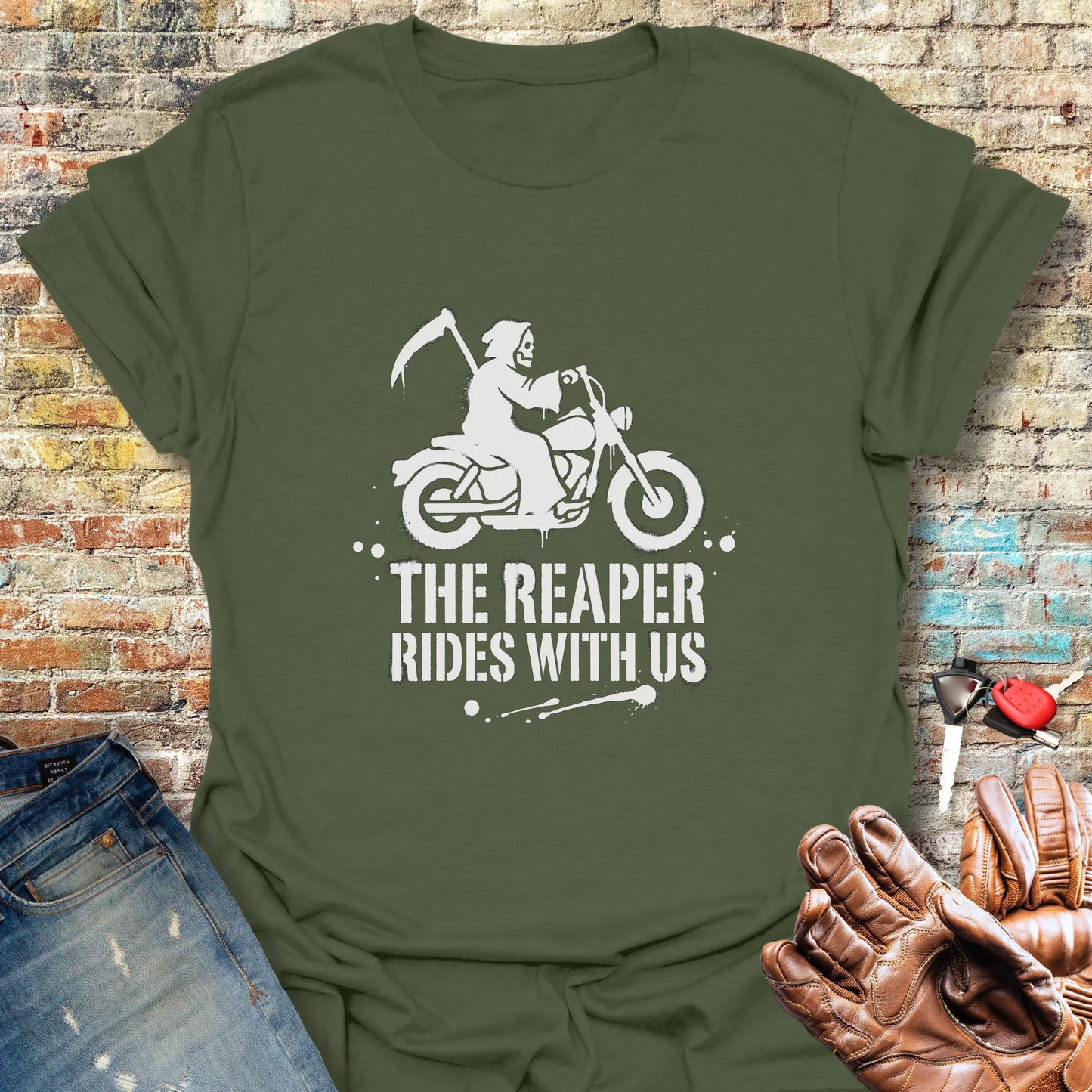 The Reaper T-Shirt - Military Green