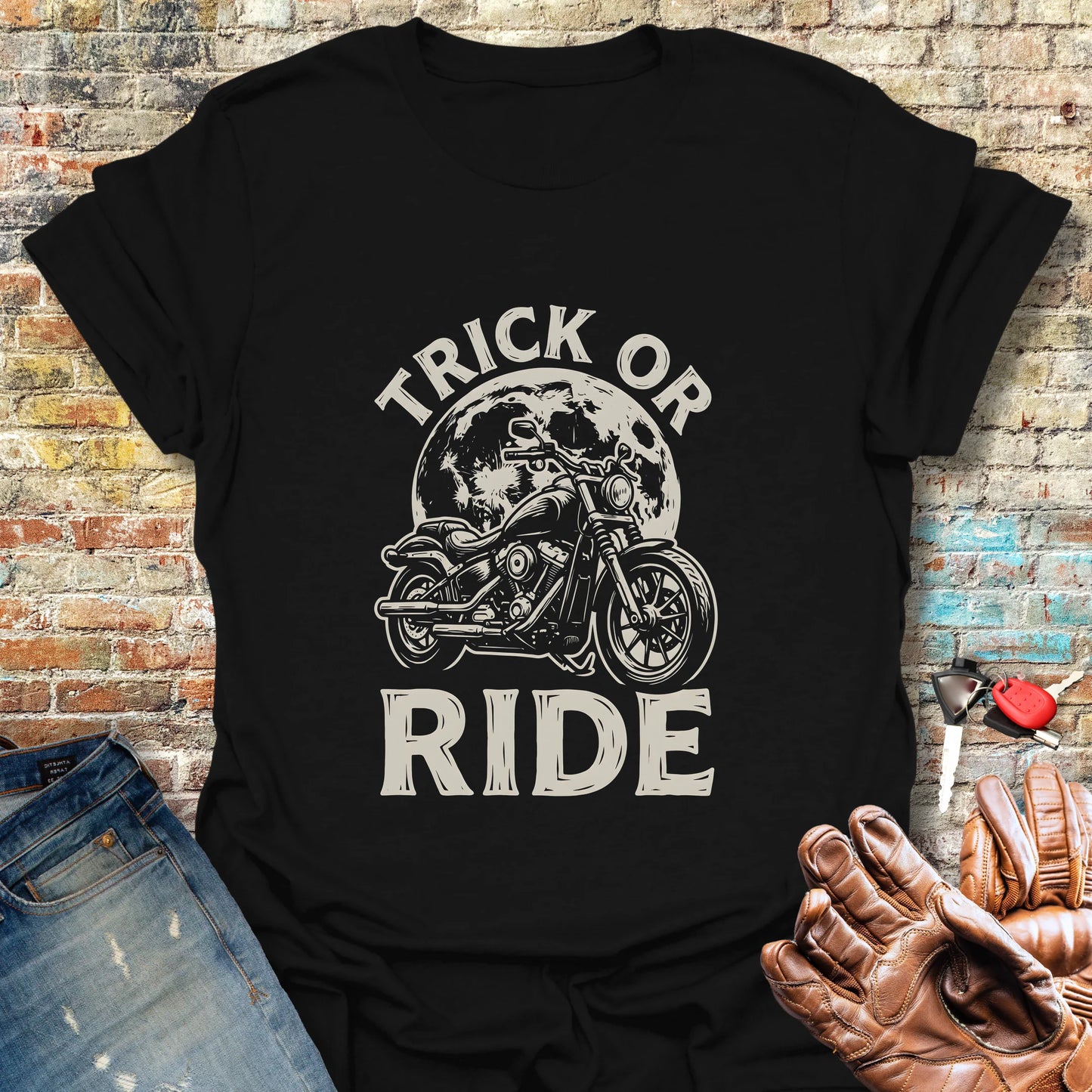 The Ride Is The Treat T-Shirt - Black
