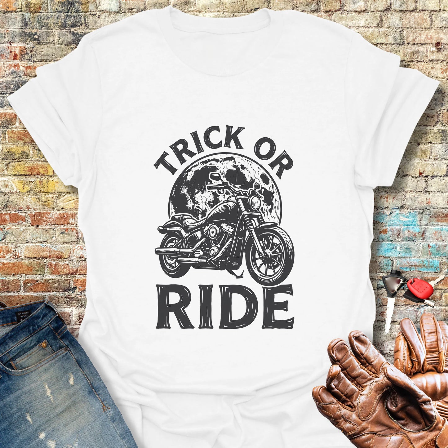The Ride Is The Treat T-Shirt - White