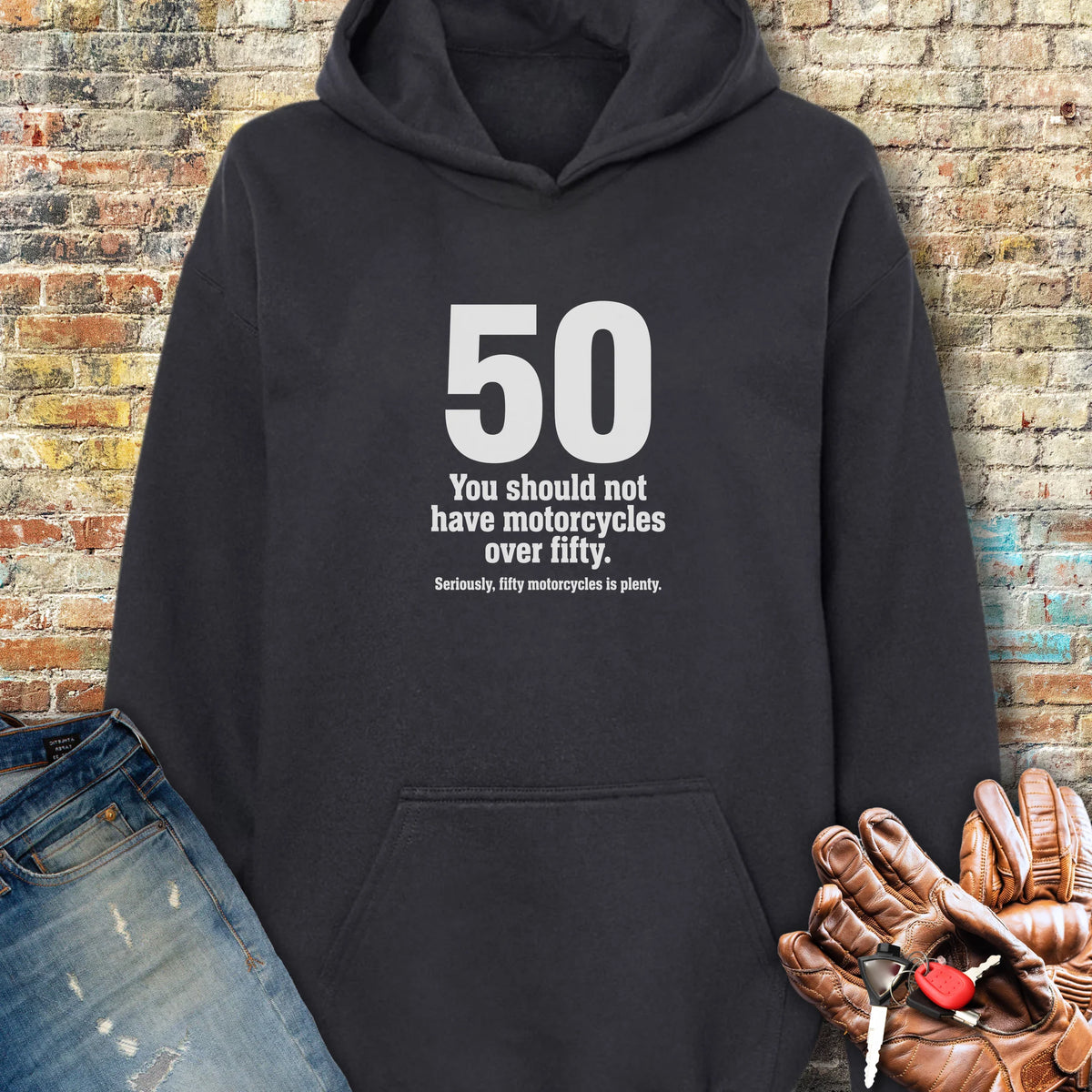 The Rule Of Fifty Hoodie - Black