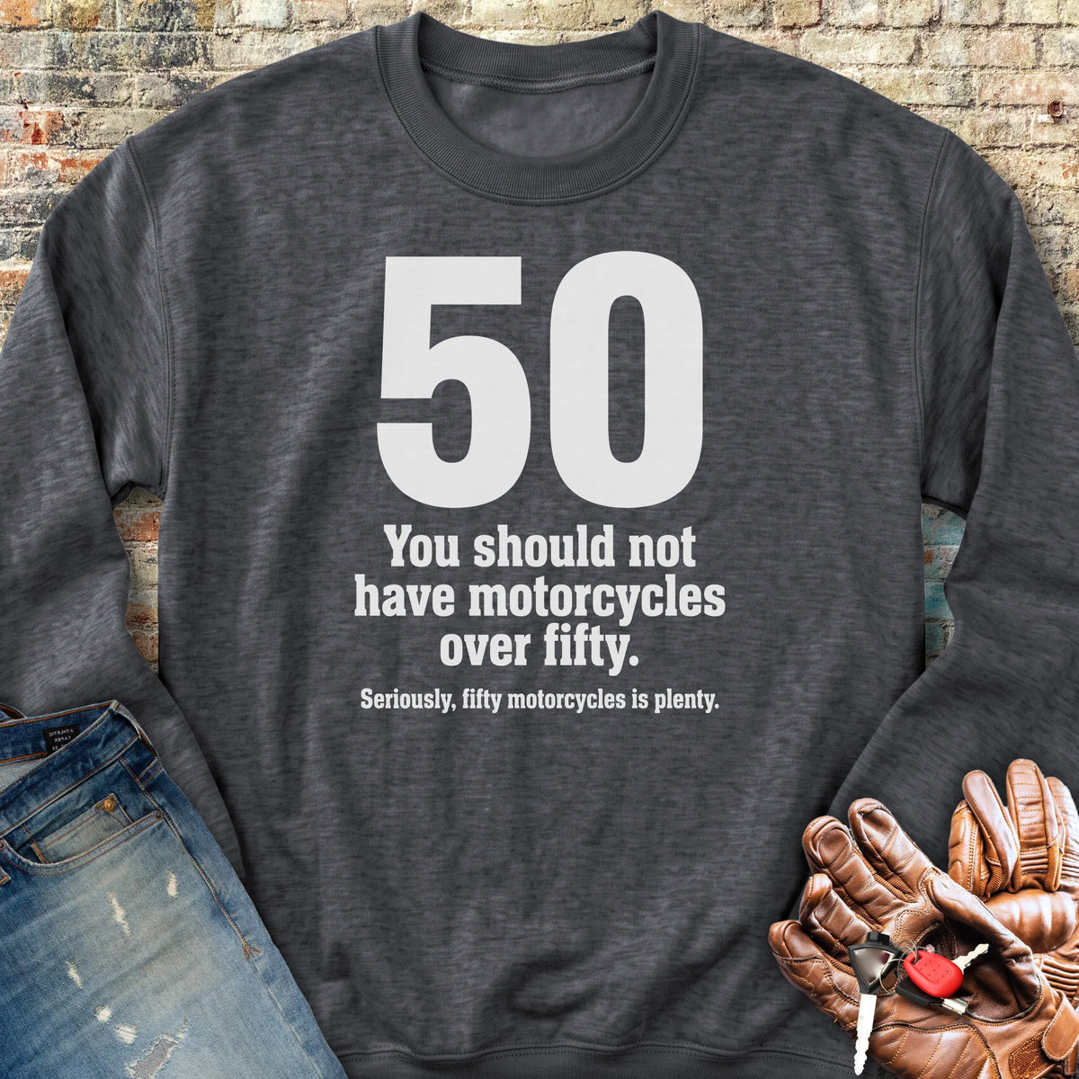 The Rule Of Fifty Sweatshirt - Dark Heather