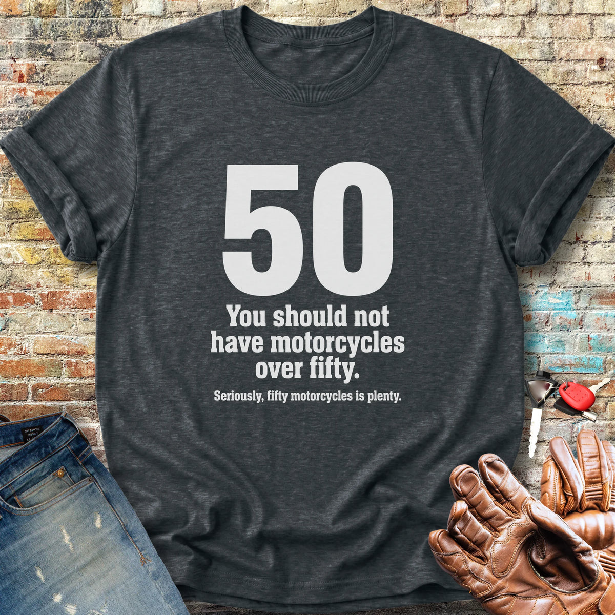 The Rule Of Fifty Classic T-Shirt - Dark Heather