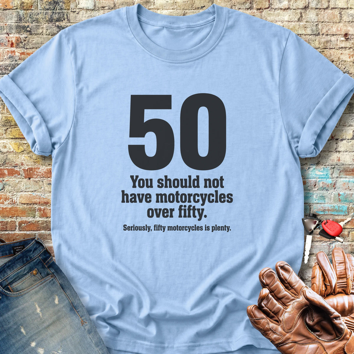 The Rule Of Fifty Classic T-Shirt - Light Blue