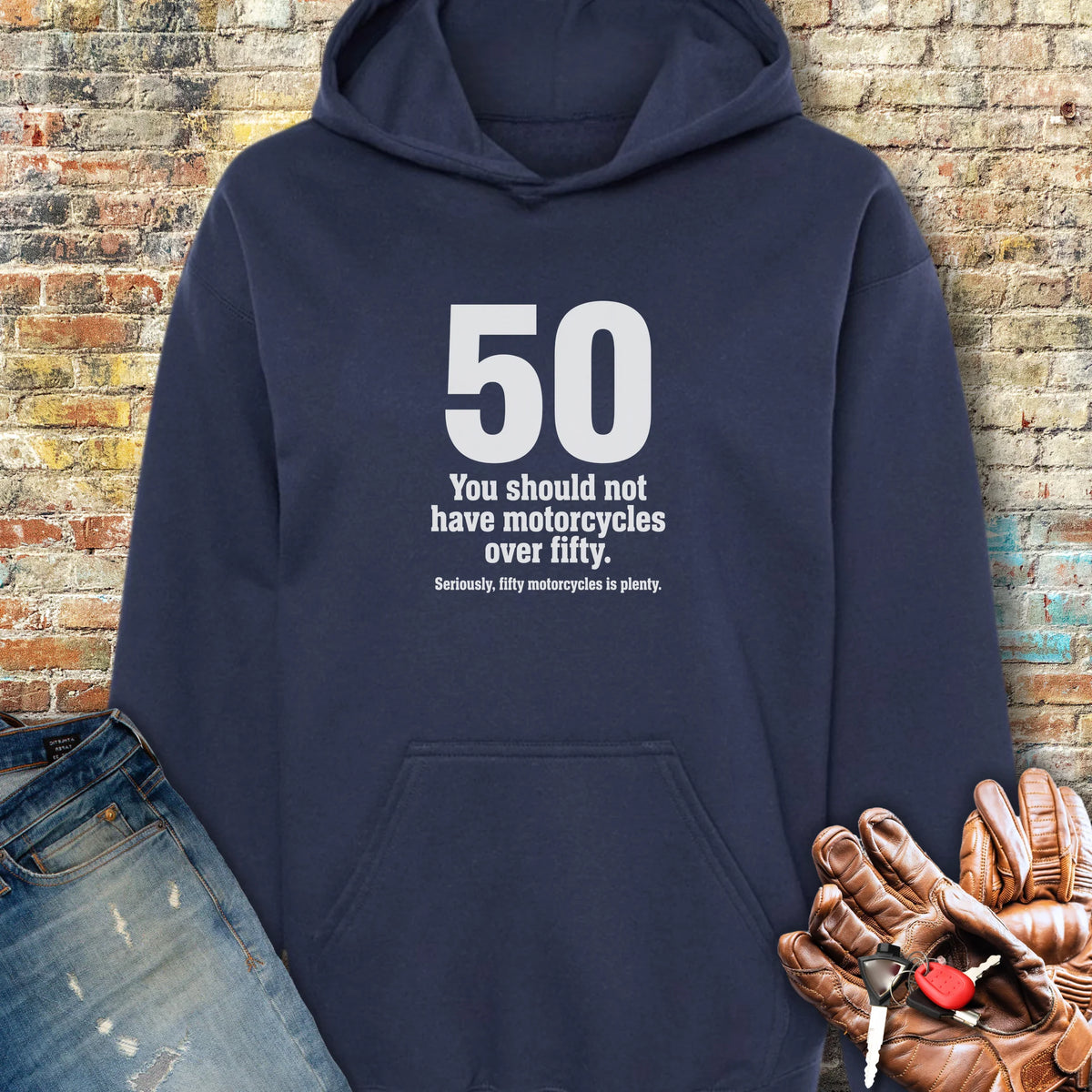 The Rule Of Fifty Hoodie - Navy