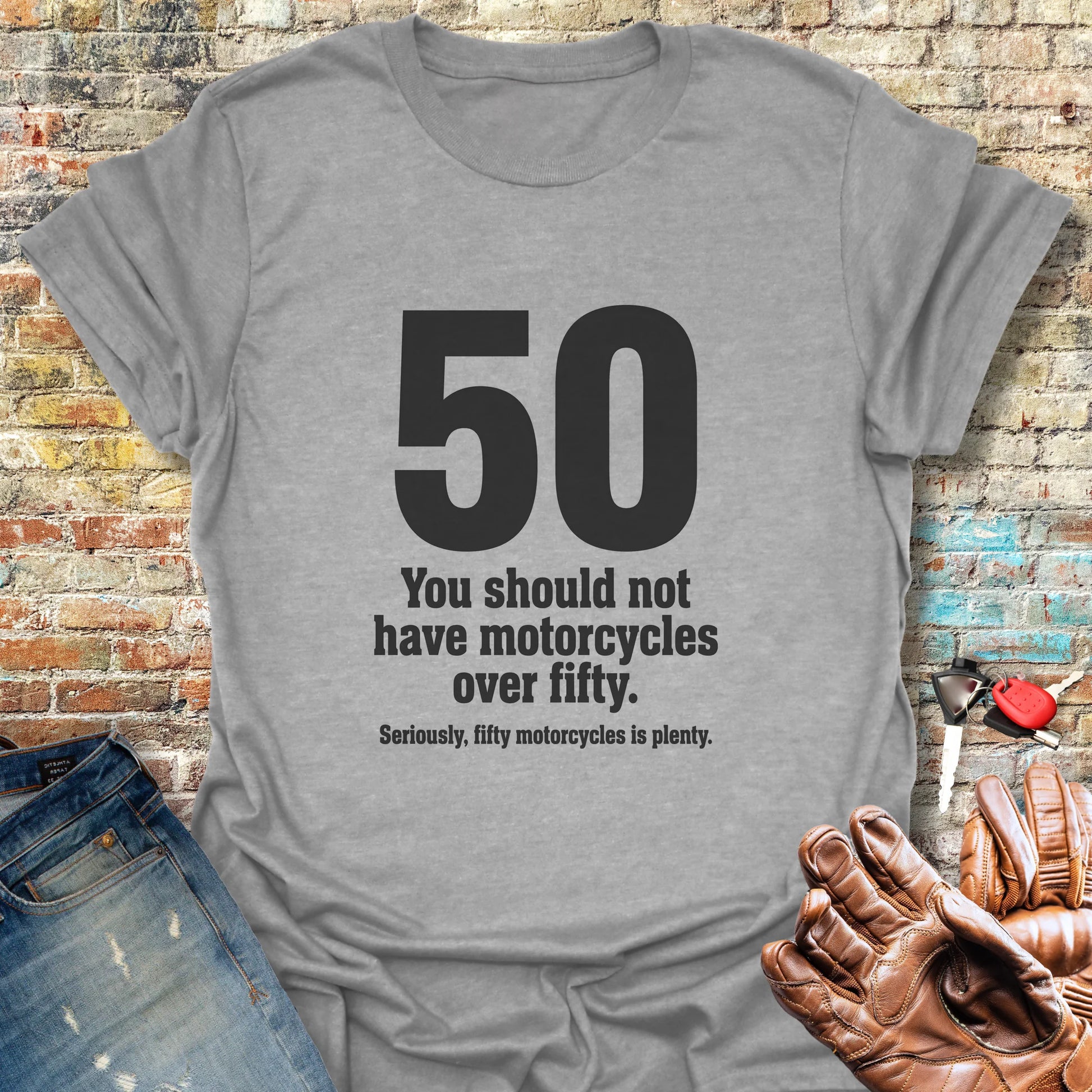The Rule Of Fifty T-Shirt - Sport Grey