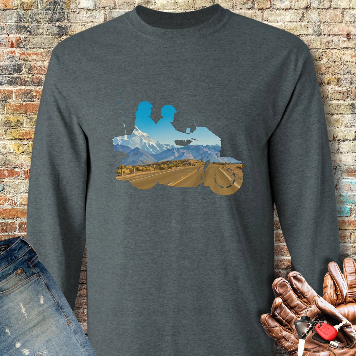 The Tour Long Sleeve T-Shirt - Dark Heather