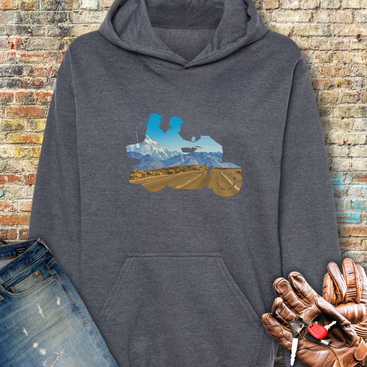 The Tour Hoodie - Dark Heather