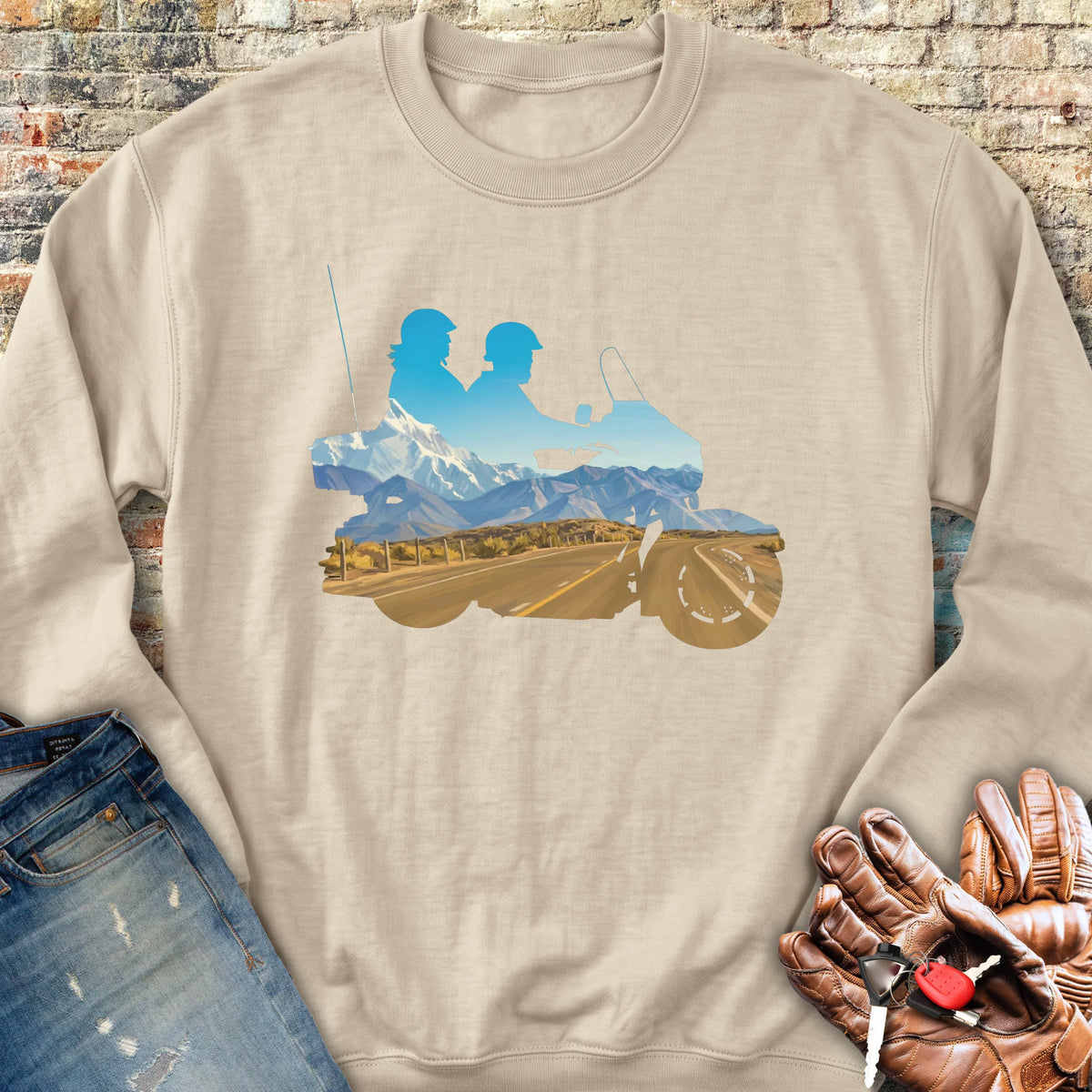 The Tour Sweatshirt - Sand