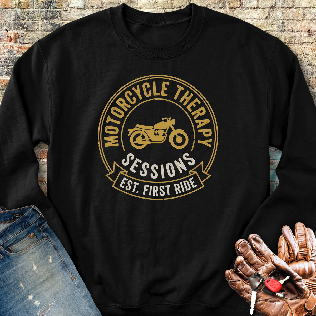 Therapy Sessions Sweatshirt - Black