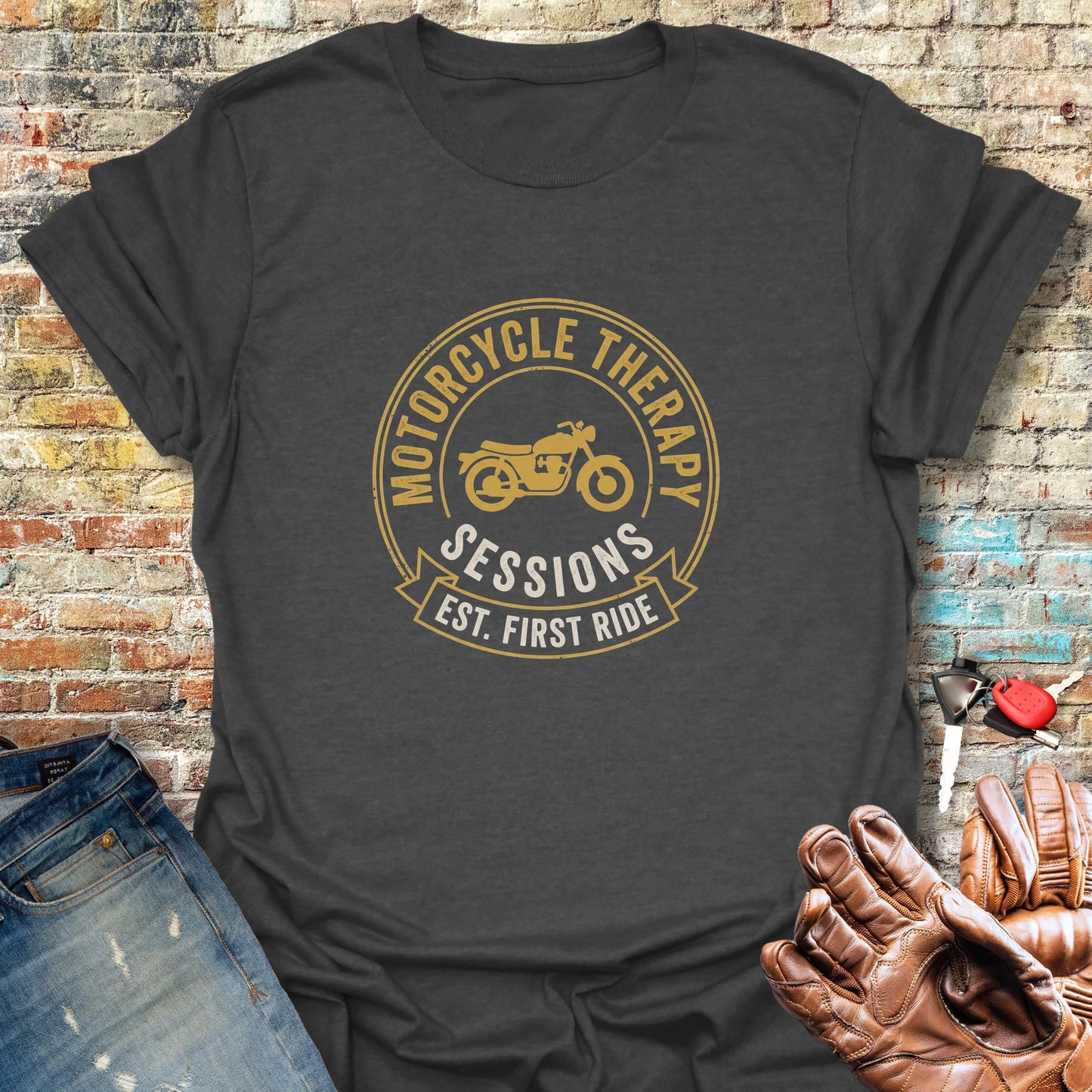 Therapy Sessions T-Shirt - Dark Heather