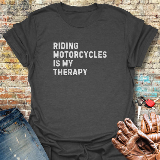 Therapy (Text) T-Shirt - Dark Heather