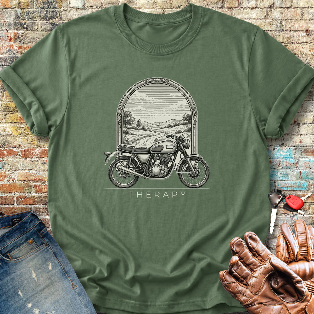 Therapy Window Classic T-Shirt - Military Green