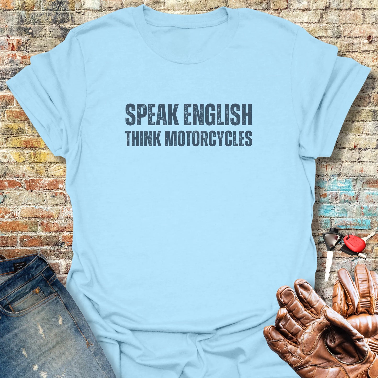 Think T-Shirt - Light Blue