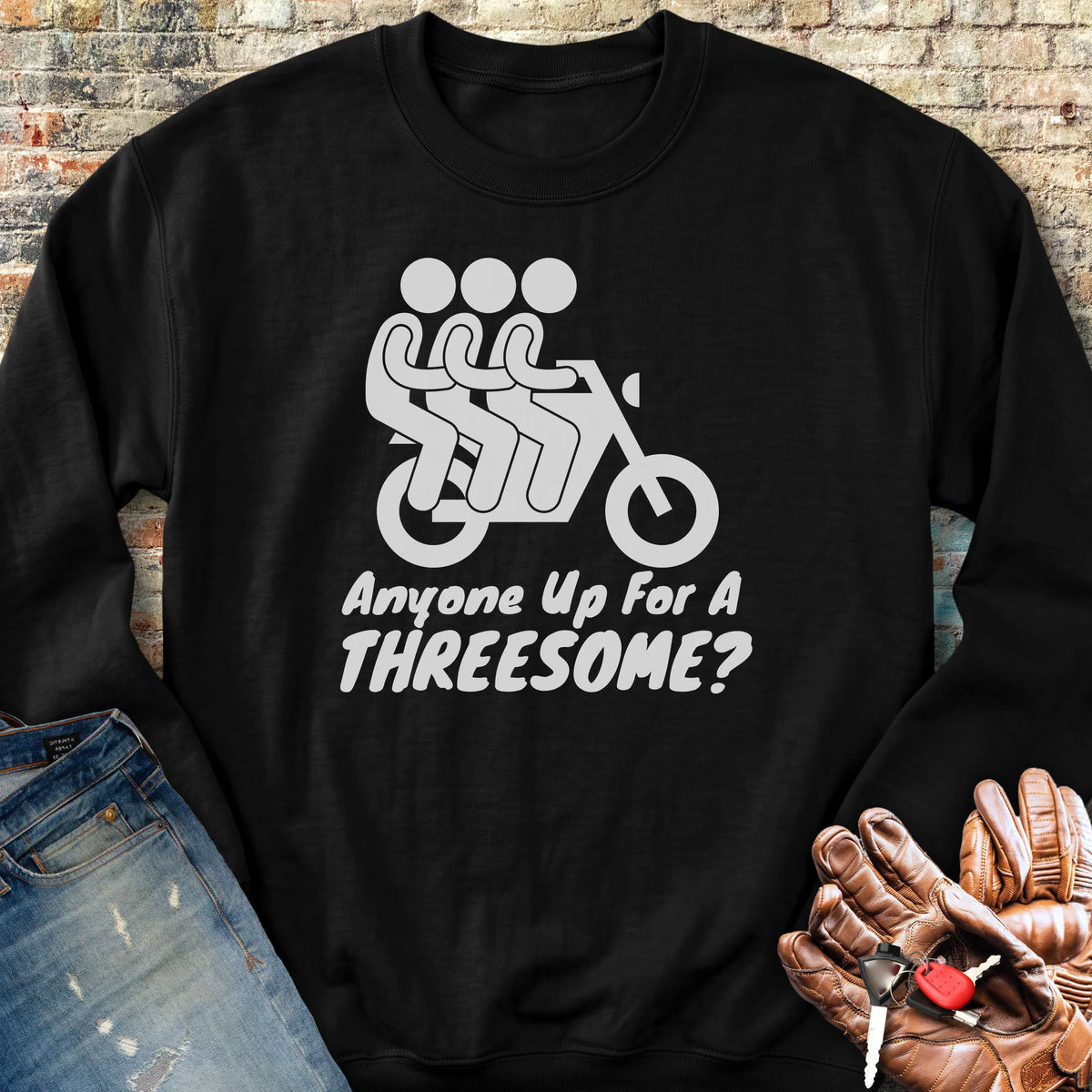 Threesome Sweatshirt - Black