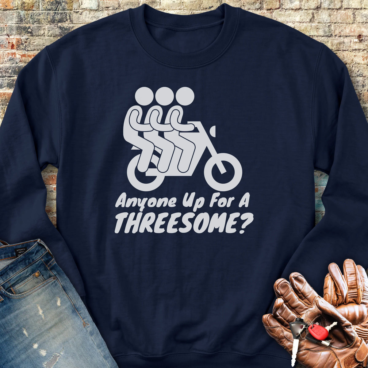 Threesome Sweatshirt - Navy