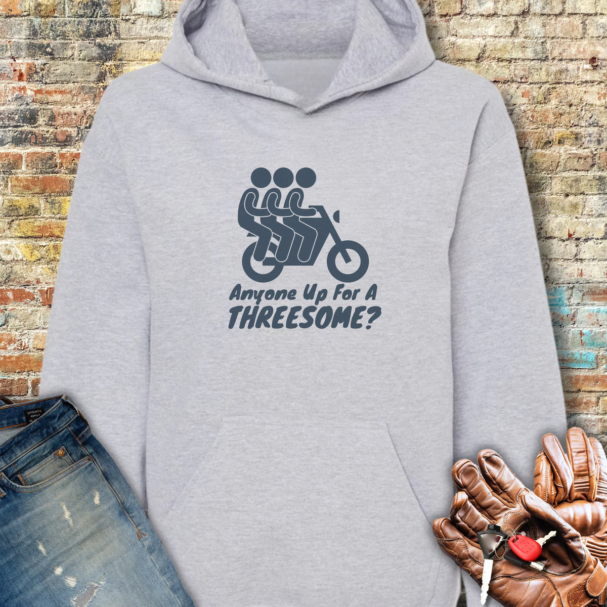 Threesome Hoodie - Sport Grey