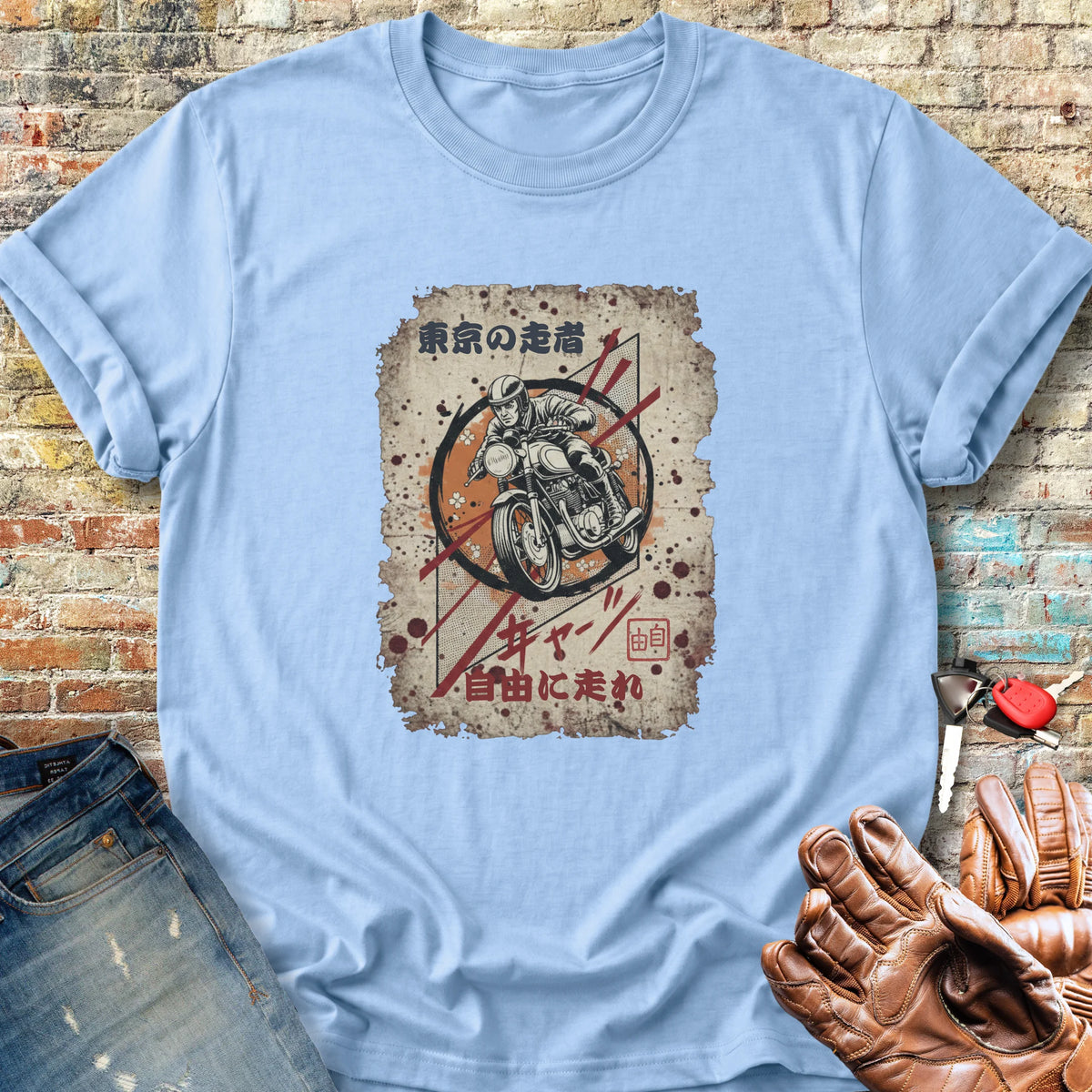 Tokyo Racer Classic T-Shirt - Light Blue