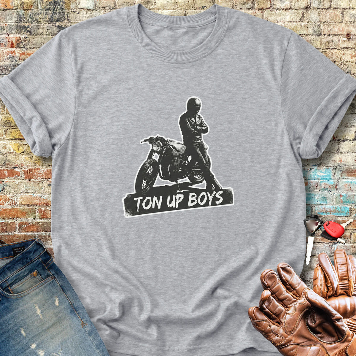 Ton Up Boys Classic T-Shirt - Sport Grey
