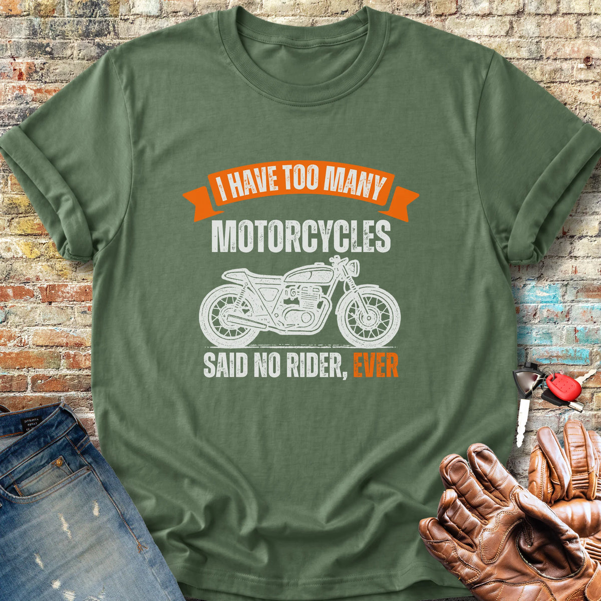 Too Many Classic T-Shirt - Military Green