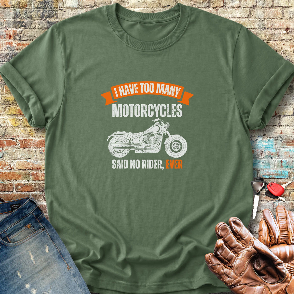 Too Many (Cruiser) Classic T-Shirt - Military Green