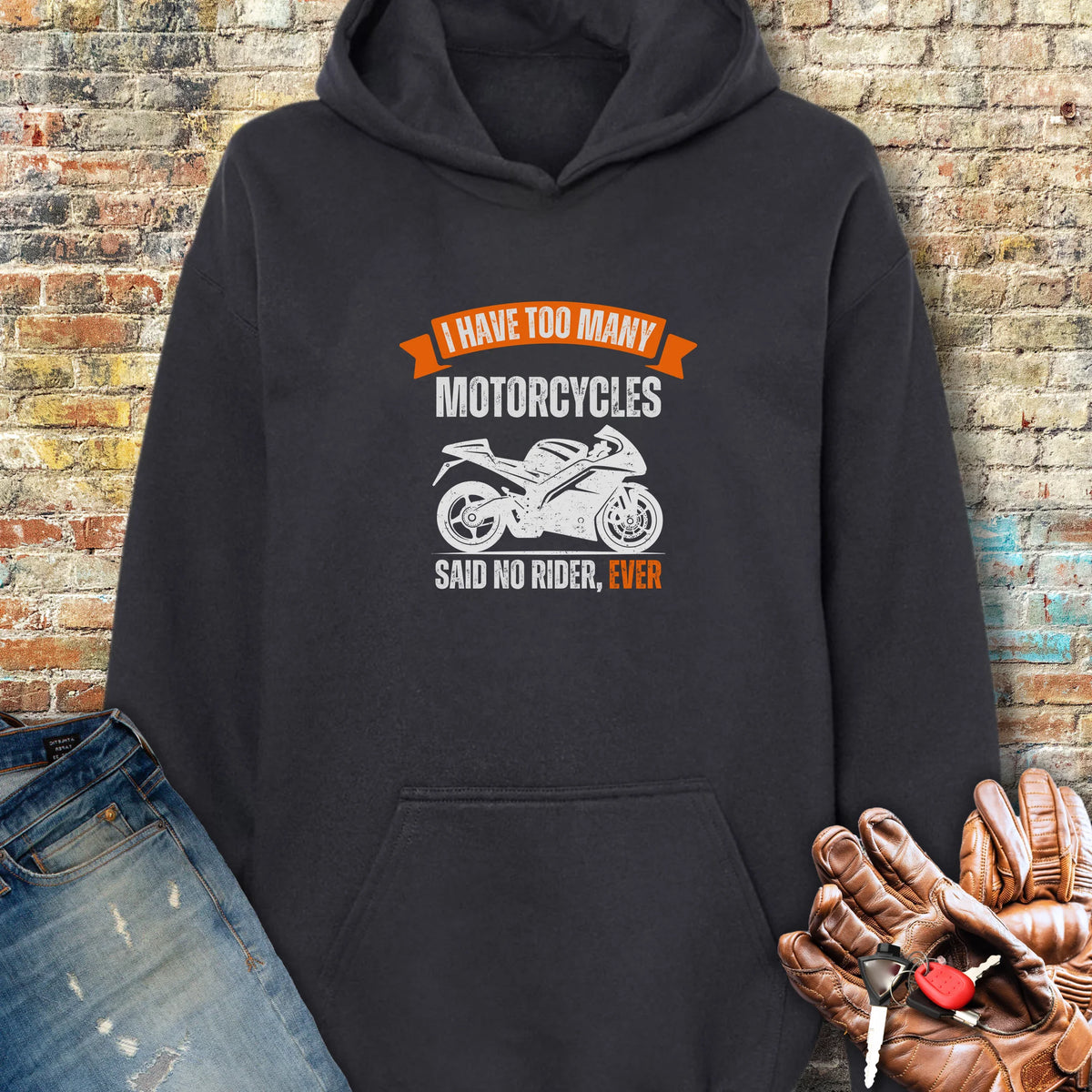 Too Many (Sports) Hoodie - Black