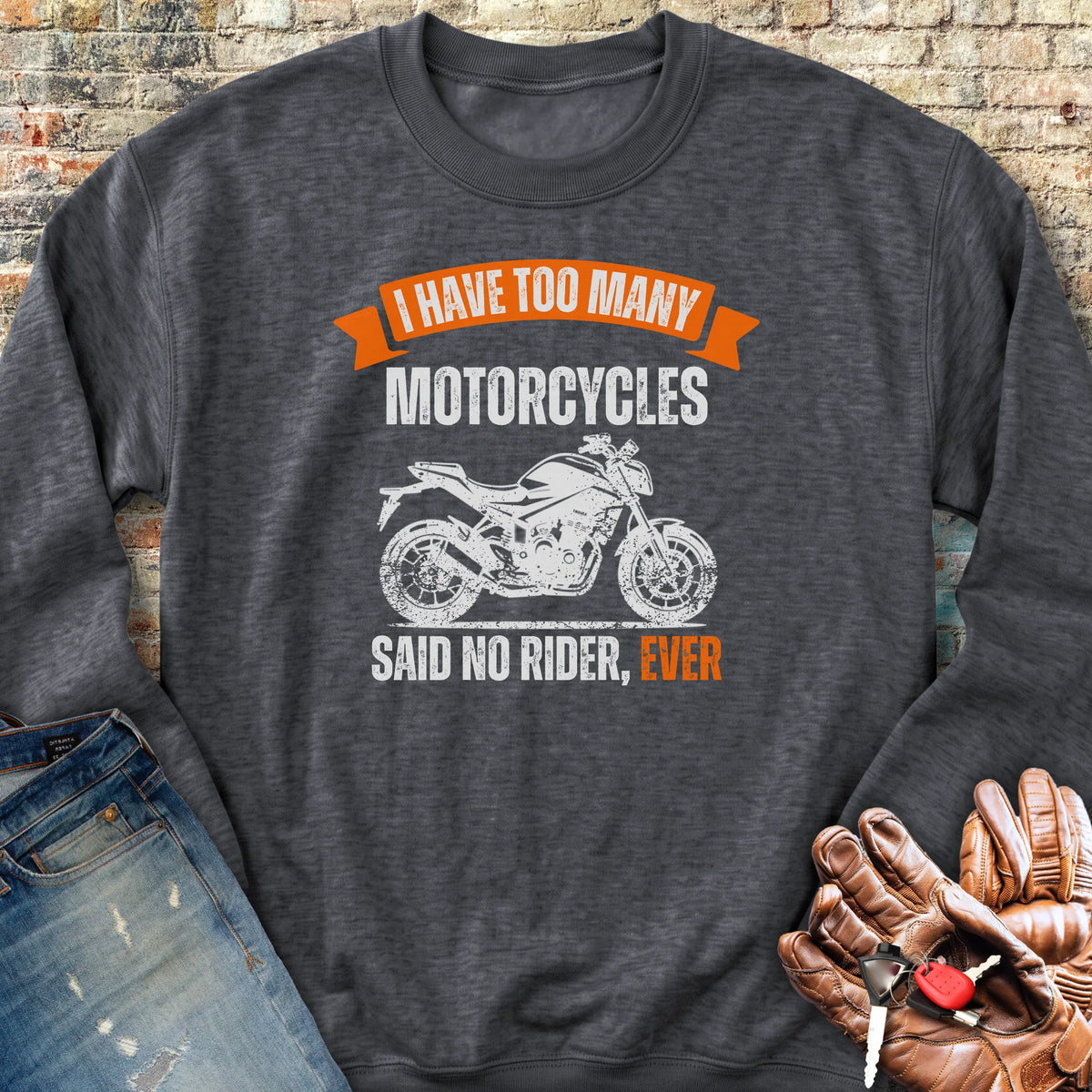 Too Many (Street) Sweatshirt - Dark Heather