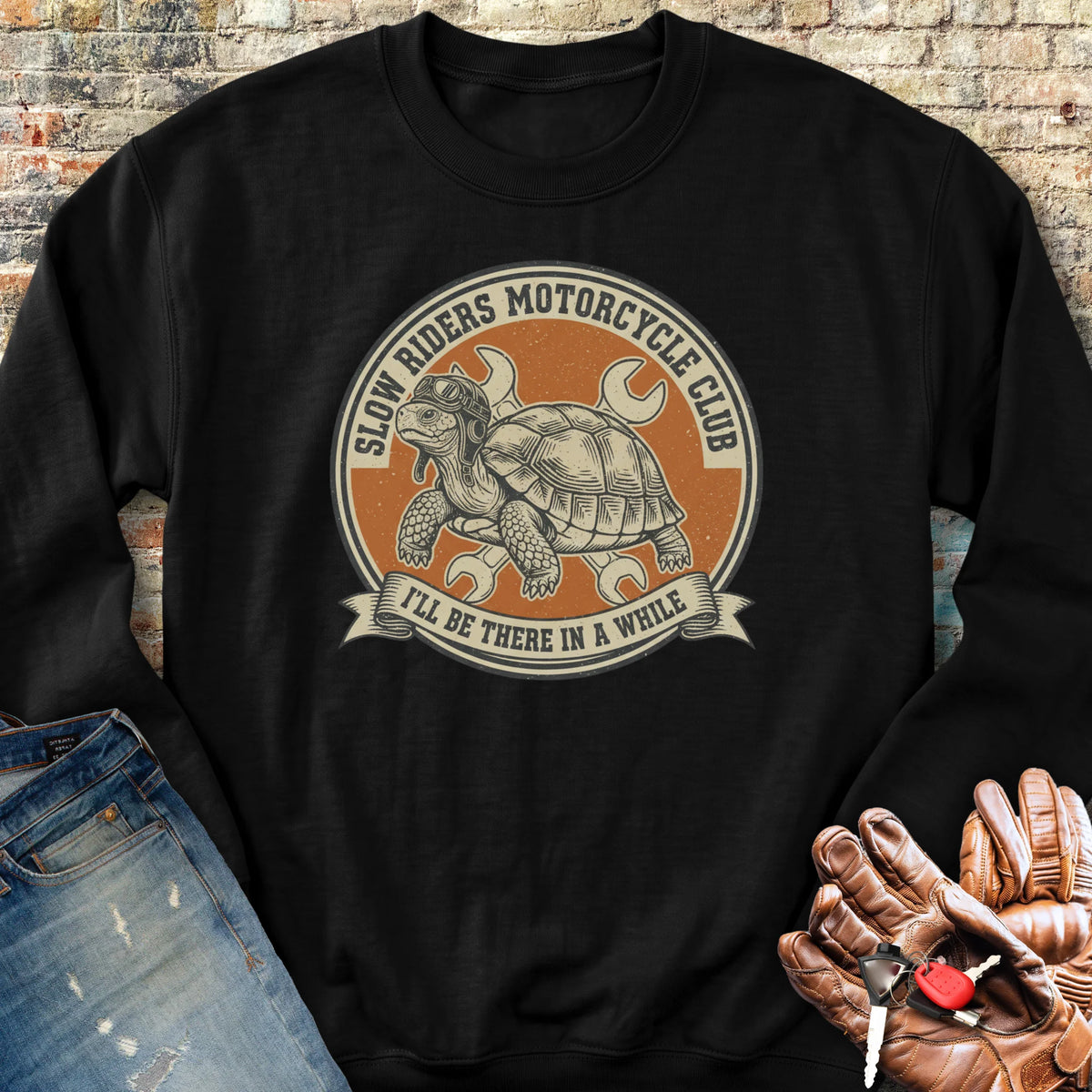 Tortoise Sweatshirt - Black
