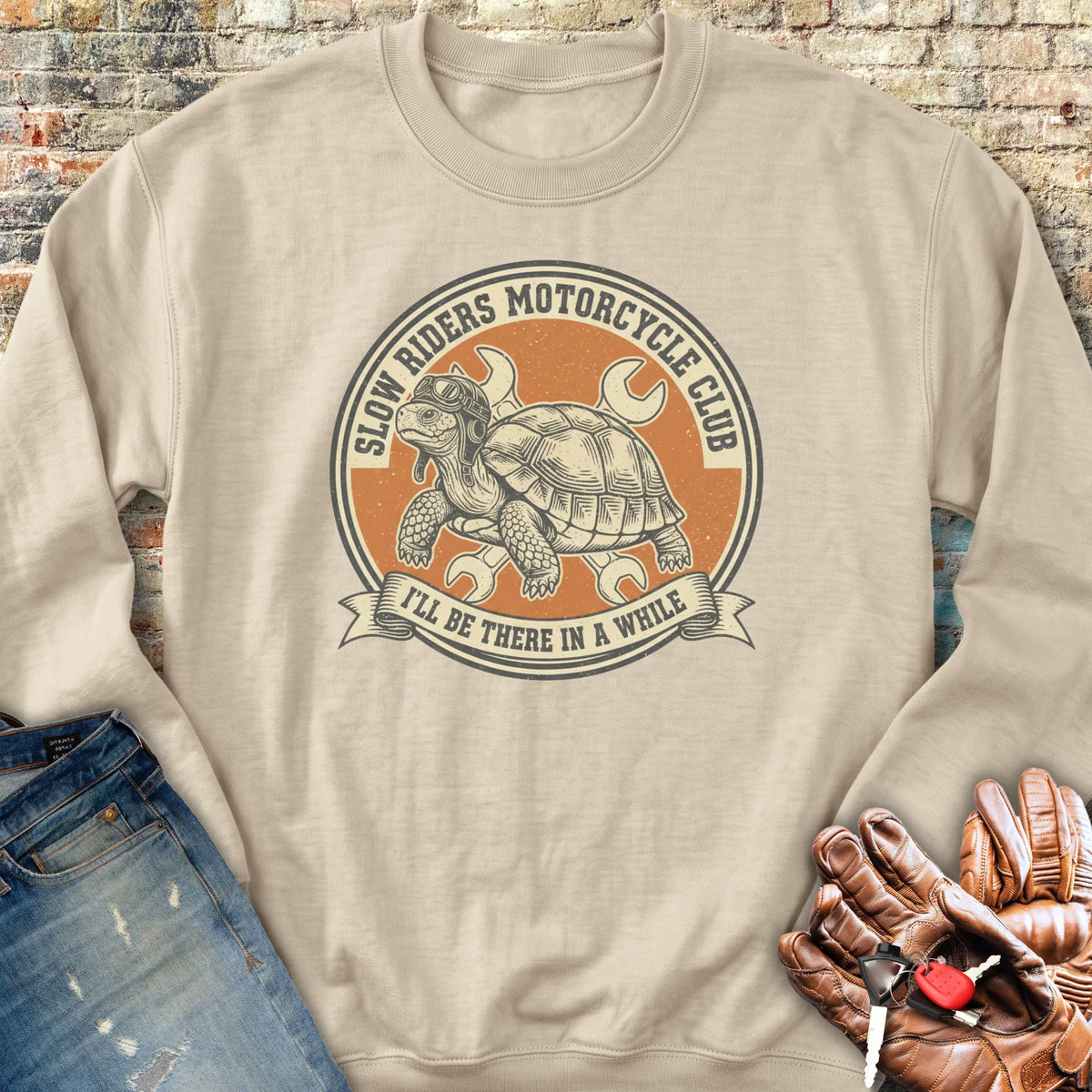 Tortoise Sweatshirt - Sand